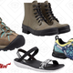 Keen Women’s Targhee II Mid Waterproof Shoe, $86 | Hunter Men’s Original Rubber Lace Up Boot, $103 | Teva Women’s Terra Float Nova Sandal, $54 | Salewa Women’s WS WIldfire Pro Shoe, $119